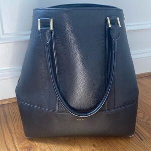 MEZZI BAGS - Black Leather Tote